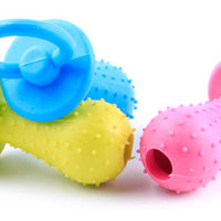 HKM-8400189 Pet-Friendly TPR Rubber Pacifier Toy (Small: 9.5cm x 3.8cm, Large: 14cm x 5.5cm)
