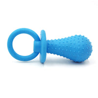 HKM-8400189 Pet-Friendly TPR Rubber Pacifier Toy (Small: 9.5cm x 3.8cm, Large: 14cm x 5.5cm)
