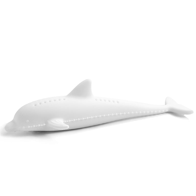 HKM-8400957 Silicone Fish Toothbrush Toy for Cats - Molar Rod for Dental Care