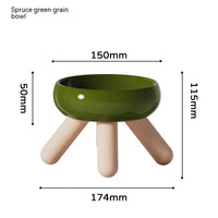 HKM-8401341 Ceramic Feeding Bowls for Cats and Dogs with Coasters in Multiple Colors