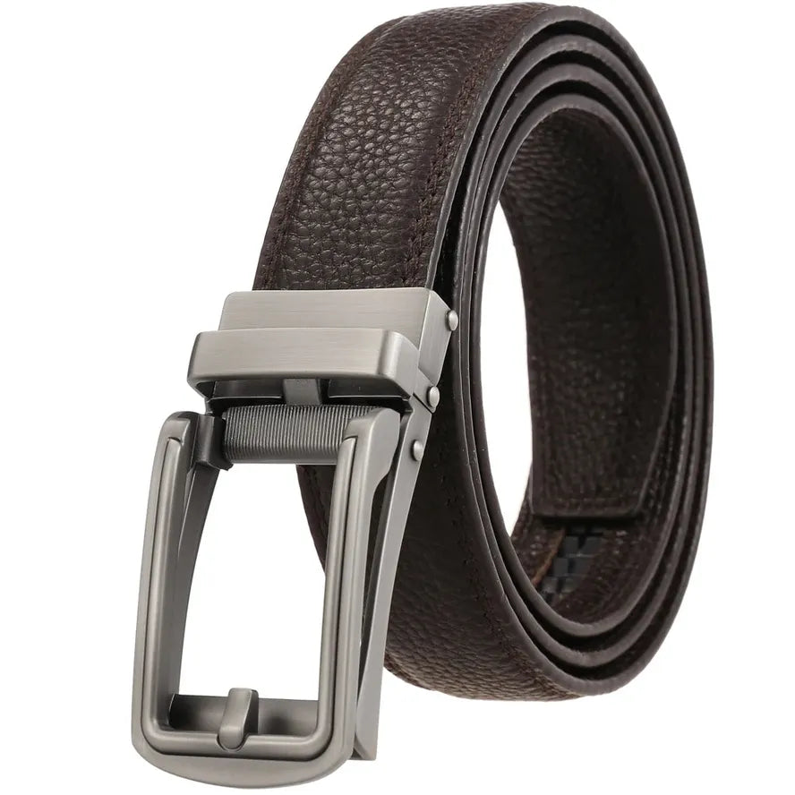 HKM-840275 Men's Leather Belt, Size 3.0, Classic Design for Everyday Wear
