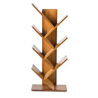 HKM-840275 Modern Tree-Shaped Wood Bookshelf - Stylish Storage Solution for Books and Decor
