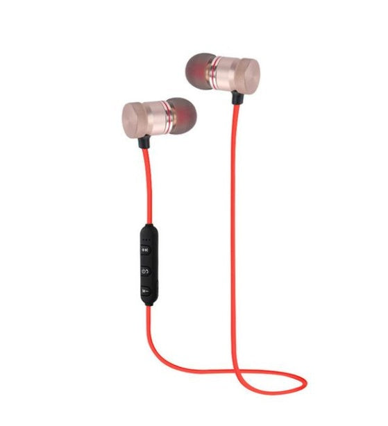 HKM-840467 Magnetic Wireless Bluetooth Sports Headset with Stereo Sound and Call Function
