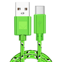 HKM-840467 Nylon Braided USB Type-C Data Cable for Fast Charging and Data Transfer