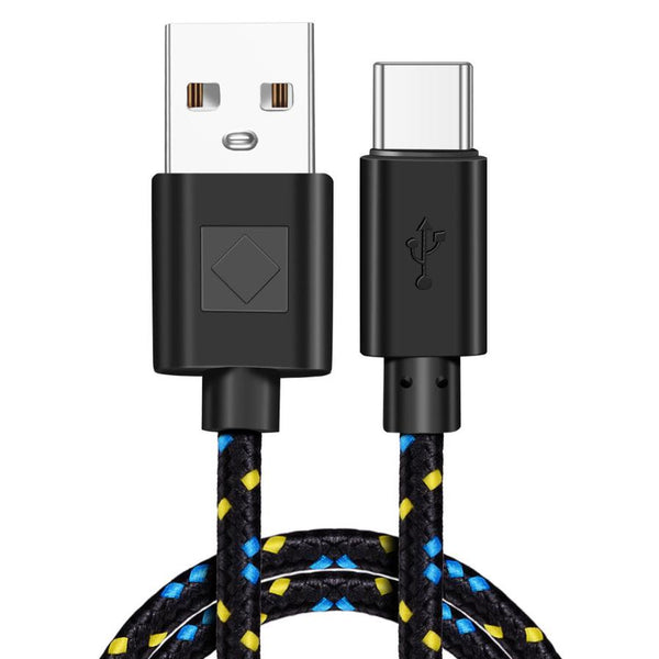 HKM-840467 Nylon Braided USB Type-C Data Cable for Fast Charging and Data Transfer