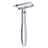 HKM-840467 Retro Double-Sided Razor with 5 Platinum Blades and Eco-Friendly Gift Box