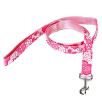 HKM-8404925 Multicolor Check Stripe Dog Leash - Imitation Nylon Traction Belt, 2.5cm x 12cm