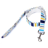HKM-8404925 Multicolor Check Stripe Dog Leash - Imitation Nylon Traction Belt, 2.5cm x 12cm