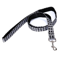 HKM-8404925 Multicolor Check Stripe Dog Leash - Imitation Nylon Traction Belt, 2.5cm x 12cm