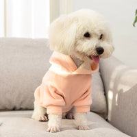 HKM-8405693 Warm Cotton-Padded Coat for Pets in Pink and Green - Autumn/Winter Princess Style
