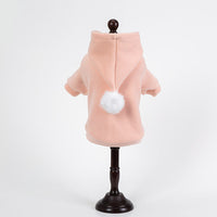 HKM-8405693 Warm Cotton-Padded Coat for Pets in Pink and Green - Autumn/Winter Princess Style