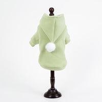 HKM-8405693 Warm Cotton-Padded Coat for Pets in Pink and Green - Autumn/Winter Princess Style