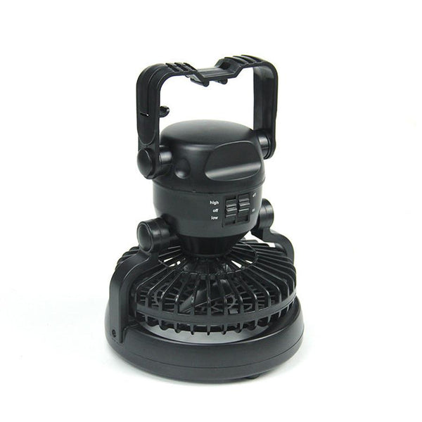 HKM-840595 Multifunctional 18LED Rechargeable Camping Fan and Light