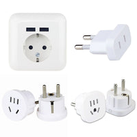 HKM-840595 Universal Plug Adapter for Chinese and American to German Standard - Model UN80