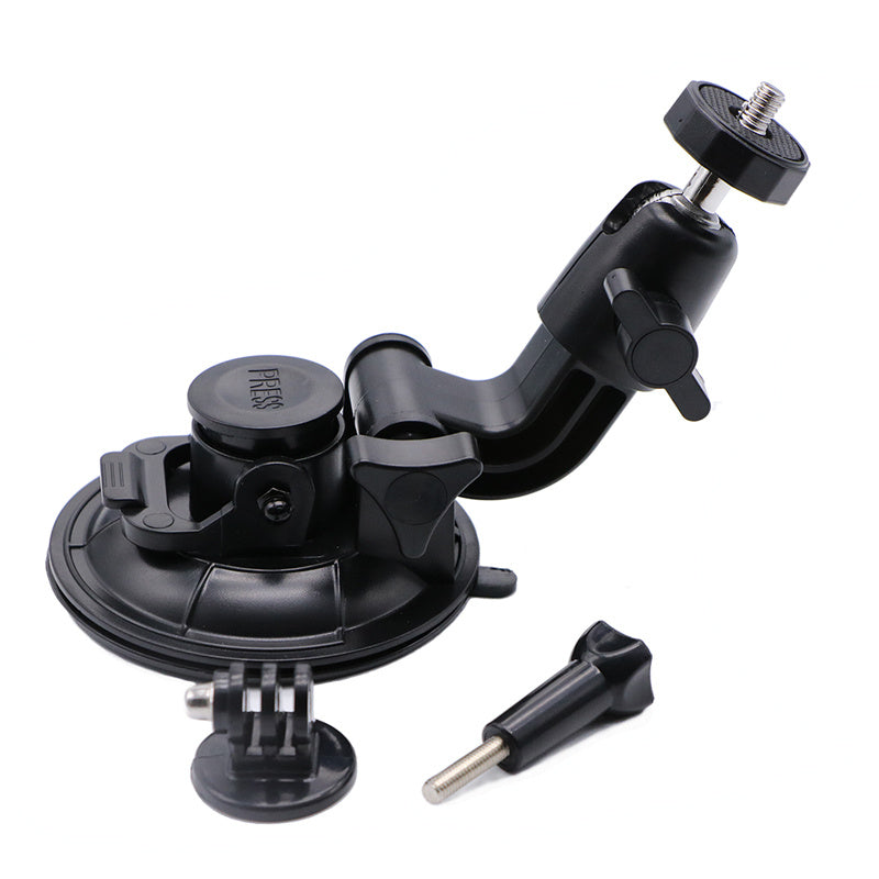 HKM-840787 Strong Big Suction Cup for Action Cameras - 9cm Diameter with Screw and Adapter