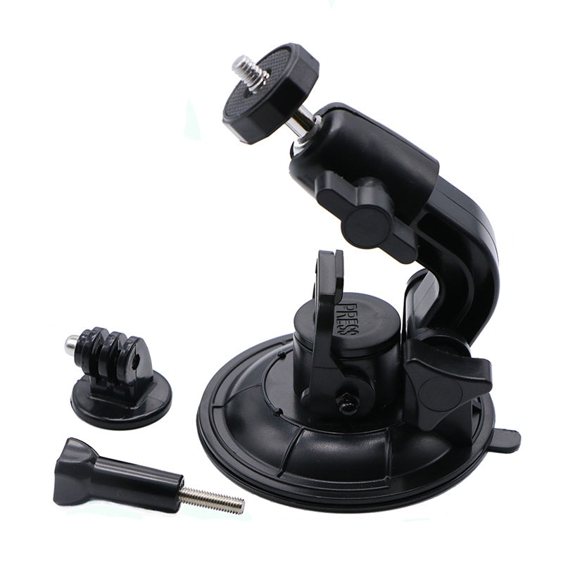 HKM-840787 Strong Big Suction Cup for Action Cameras - 9cm Diameter with Screw and Adapter
