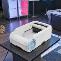HKM-840851 Automatic Splash-Proof Cat Smart Litter Box with Infrared Cleaning and Odor Control