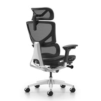 HKM-840851 Ergonomic Brown Leather Reclining Chair with Swivel Base for Office and Home Use
