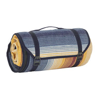 HKM-840915 Outdoor Eco-Friendly Waterproof Picnic Blanket with Leather Strap - Portable Recycled Oxford Mat for Camping and Beach