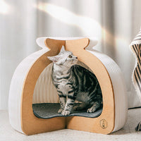 HKM-8410941 Enclosed Cat House for All Seasons - Keeps Pets Warm in Winter