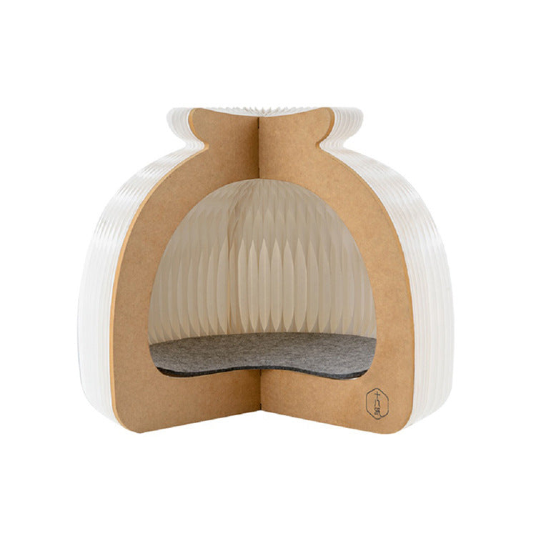 HKM-8410941 Enclosed Cat House for All Seasons - Keeps Pets Warm in Winter