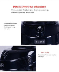 HKM-841299 Heavy-Duty 80L Wet and Dry Vacuum Cleaner with Silent Motor and Back Floor Squeegee