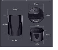 HKM-841427 Car Wireless Charging Cup with QI Standard, Micro USB Interface, 10W/7.5W/5W Power Output