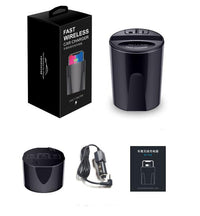 HKM-841427 Car Wireless Charging Cup with QI Standard, Micro USB Interface, 10W/7.5W/5W Power Output