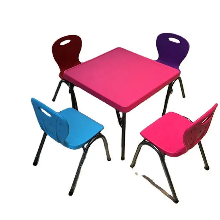 HKM-841427 Children's Outdoor Plastic Chairs in Multiple Colours for Hotels and Play Areas