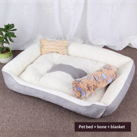 HKM-8414909 Washable Soft Polyester Pet Mat for Dogs - Comfortable and Cozy Design