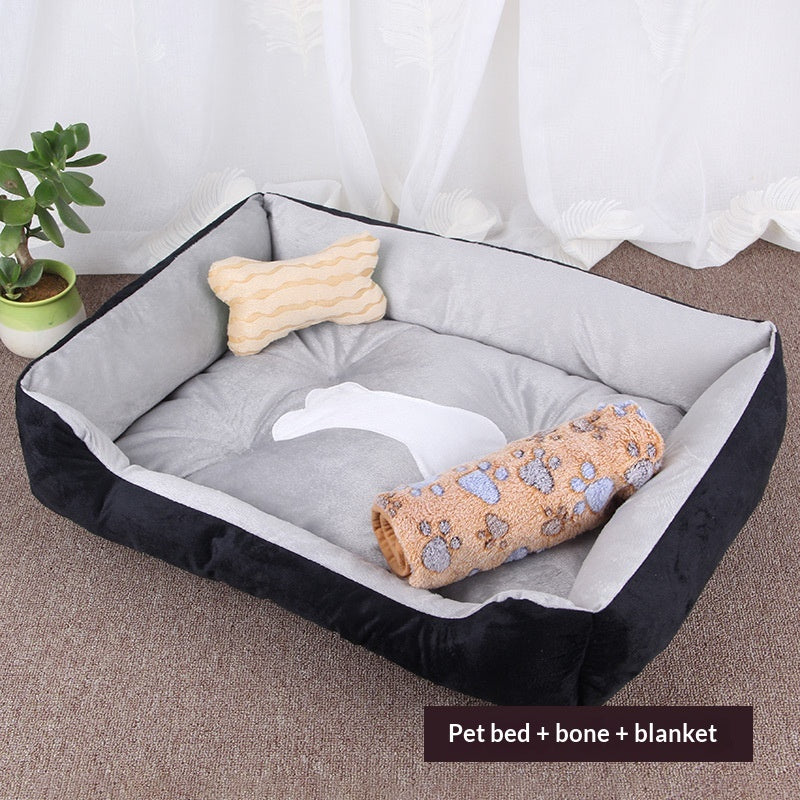 HKM-8414909 Washable Soft Polyester Pet Mat for Dogs - Comfortable and Cozy Design