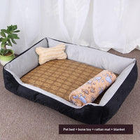 HKM-8414909 Washable Soft Polyester Pet Mat for Dogs - Comfortable and Cozy Design