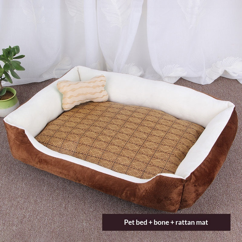 HKM-8414909 Washable Soft Polyester Pet Mat for Dogs - Comfortable and Cozy Design