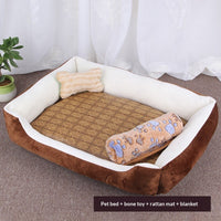 HKM-8414909 Washable Soft Polyester Pet Mat for Dogs - Comfortable and Cozy Design