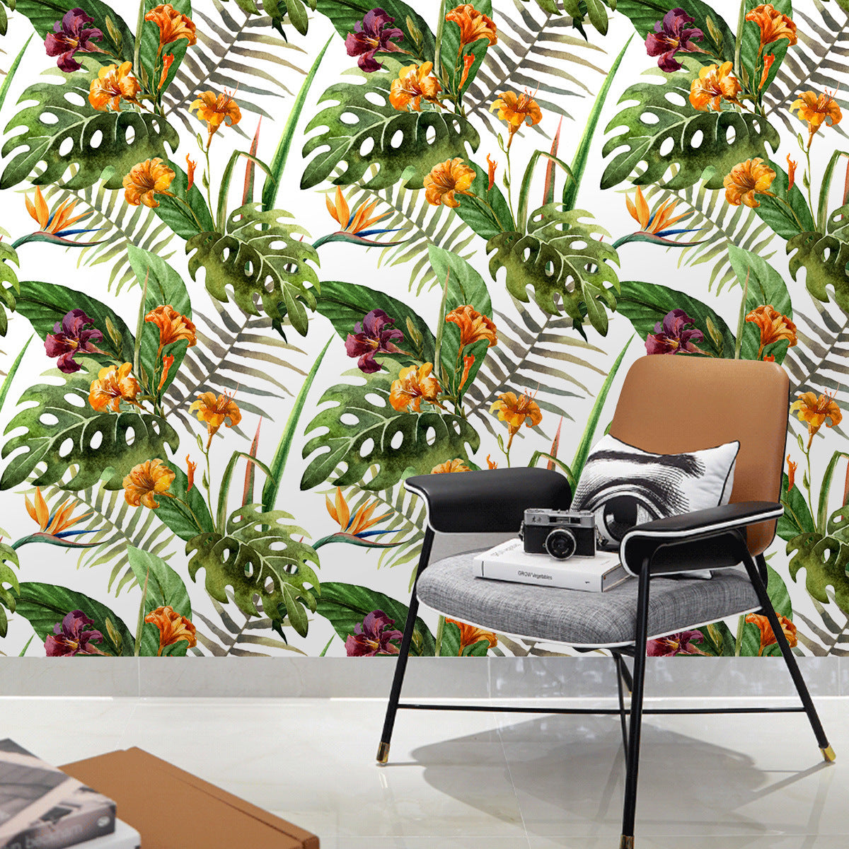 HKM-841491 Self-Adhesive PVC Roll Wallpaper - 45cm x 200cm Touch Fabric