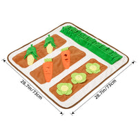HKM-8416317 Pet Smelling Mat in Beige - Soft Polar Fleece Texture for Engaging Playtime