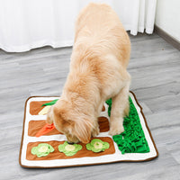 HKM-8416317 Pet Smelling Mat in Beige - Soft Polar Fleece Texture for Engaging Playtime