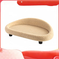 HKM-8416829 Integrated Cat Scratch Board and Sofa with Sisal, Anti-Dandruff, and Scratch-Resistant Features in Buffalo Gray and Emerald Green