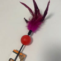 HKM-8417469 Color-Changing Cat Teaser with Feather and Toy Ball