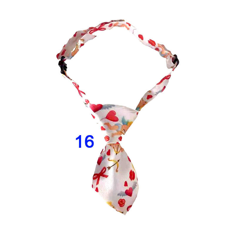 HKM-8418621 Festive Polyester Pet Tie for Cats and Dogs - Perfect for All Occasions