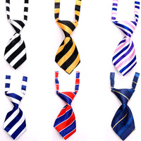 HKM-8418877 Kids' Adjustable Pet Ties - Cloth Decorative Neckwear for Dogs, Small Size 11CM x 5CM, Fits Neck 22CM-45CM, Pack of 50