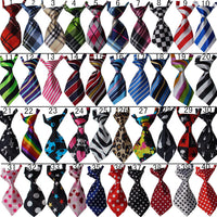 HKM-8418877 Kids' Adjustable Pet Ties - Cloth Decorative Neckwear for Dogs, Small Size 11CM x 5CM, Fits Neck 22CM-45CM, Pack of 50