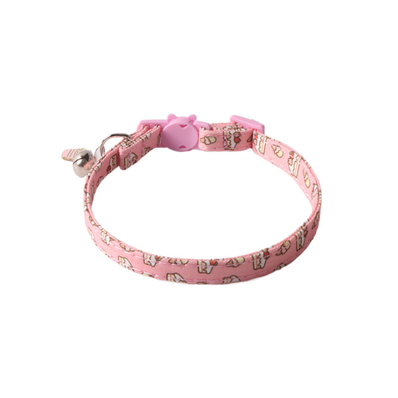 HKM-8419261 Colorful Pet Collars with Metal Accessories in Various Fun Designs