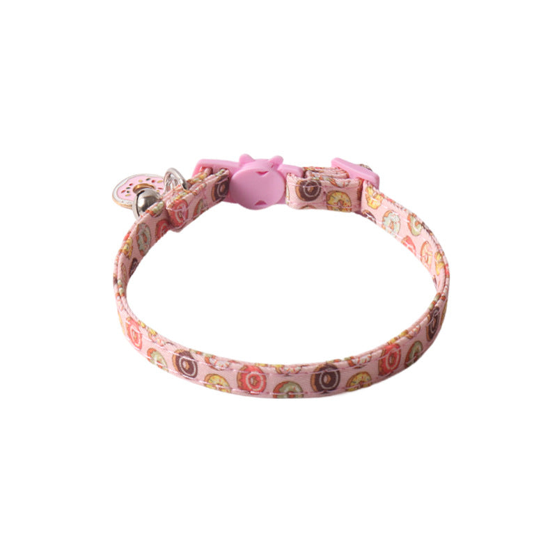 HKM-8419261 Colorful Pet Collars with Metal Accessories in Various Fun Designs