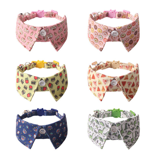 HKM-8419261 Colorful Pet Collars with Metal Accessories in Various Fun Designs