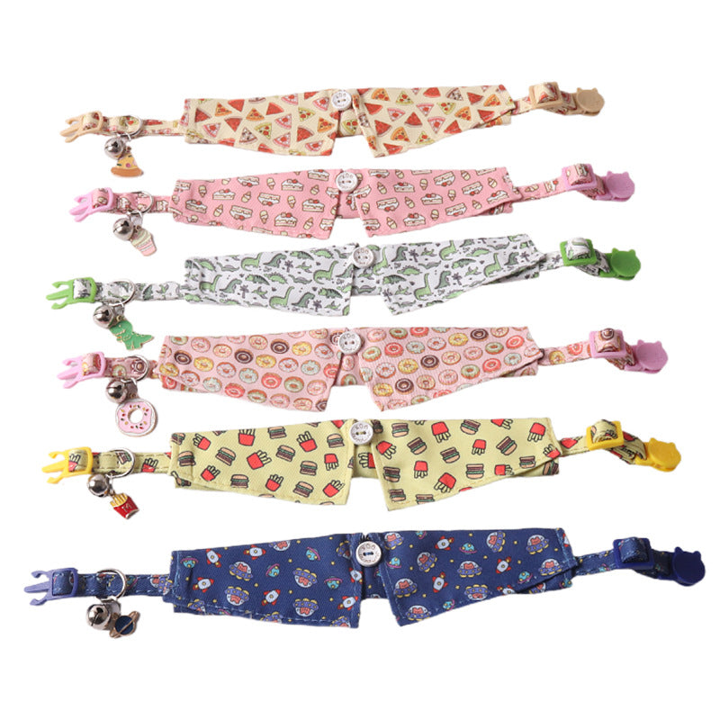 HKM-8419261 Colorful Pet Collars with Metal Accessories in Various Fun Designs