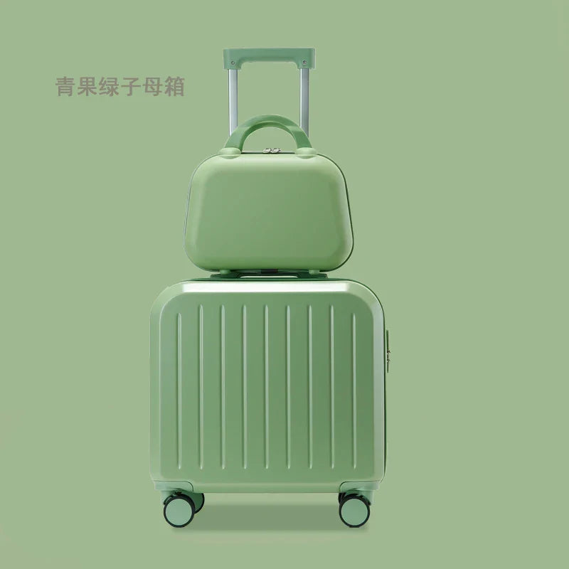 HKM-841939 Stylish PC ABS Trolley Luggage Travel Bag with Universal Wheels for Easy Mobility