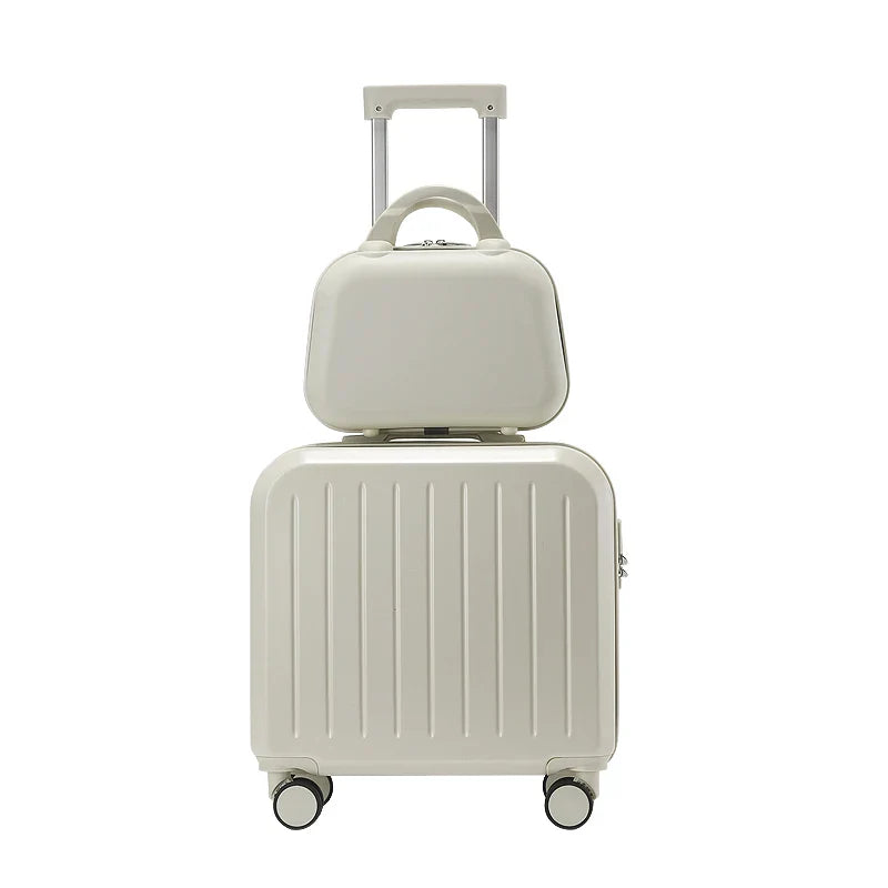 HKM-841939 Stylish PC ABS Trolley Luggage Travel Bag with Universal Wheels for Easy Mobility