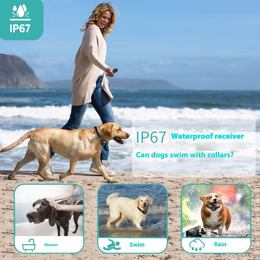 HKM-8419901 3-in-1 Dog Trainer and Bark Control Device with Multiple Training Modes