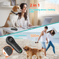 HKM-8419901 3-in-1 Dog Trainer and Bark Control Device with Multiple Training Modes